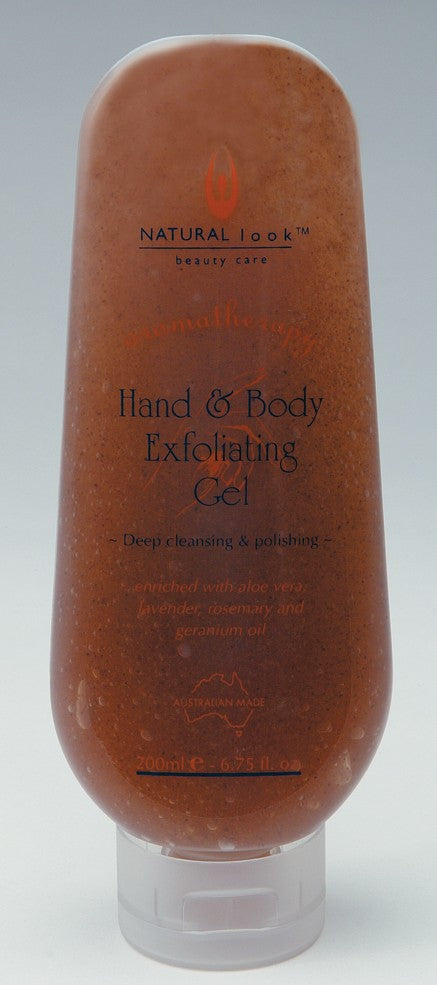 Natural Look Aromatherapy Hand and Body Exfoliating Gel 200g