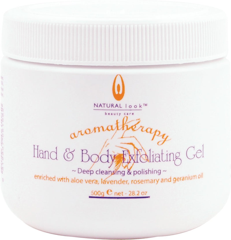 Natural Look Hand and Body Exfoliating Gel 600g