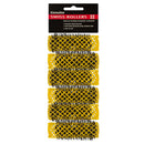 Dateline Professional Swiss Rollers 6pc 20mm Yellow Retail Dateline