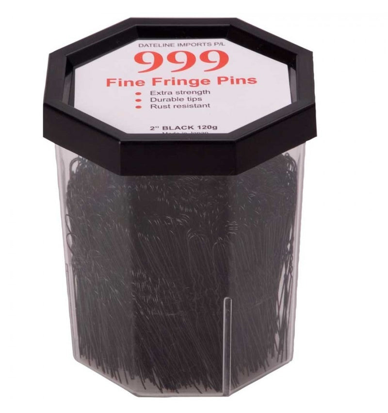 Premium Pin Company 999 Fine Fringe Pins 2" - Black