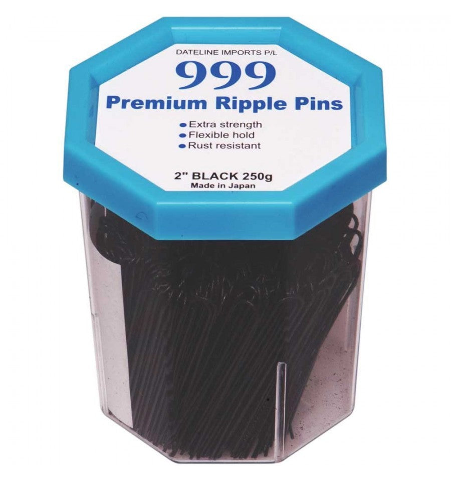 Premium Pin Company 999 Ripple Pins 2inch - Black Pins 999