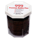 Premium Pin Company 999 Bobby Pins 1 1/2inch - Bronze Retail 999