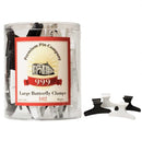 Premium Pin Company 999 Large Black & White Butterfly Clamps 36pc - 102 Retail 999