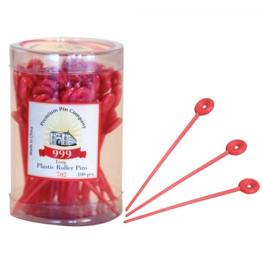 Premium Pin Company 999 Red Plastic Roller Pins Pins 999