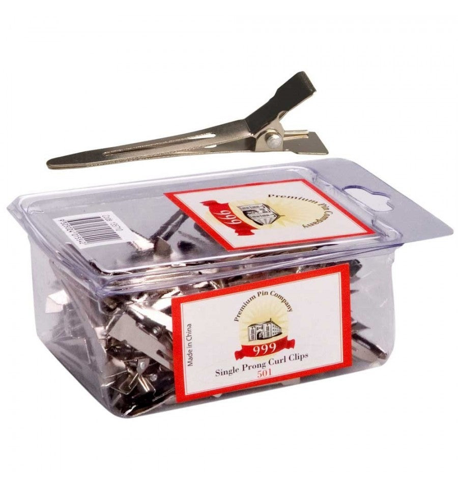 Premium Pin Company 999 Single Curl Clip 100pc - 501 Pins 999
