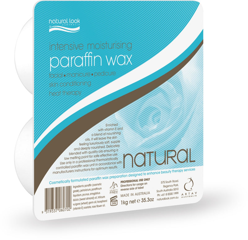 Natural Look Intensive Moisturising Natural Paraffin Wax White 1kg