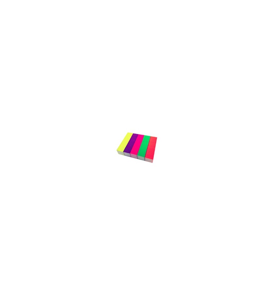 Hawley Fluorescent Nail Sanding Block 5 Colour Pack #1007D Nail Files- Grinders - Buffers Hawley