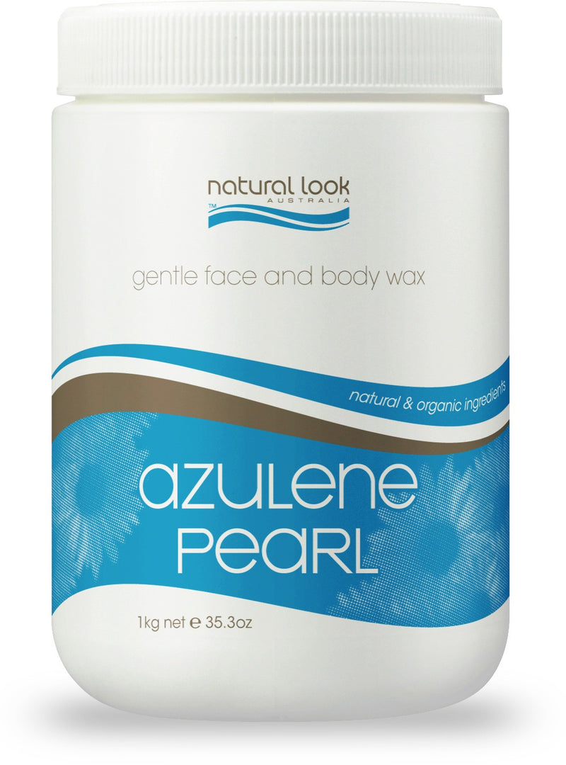 Natural Look Azulene Pearl Strip Wax Tub 1kg