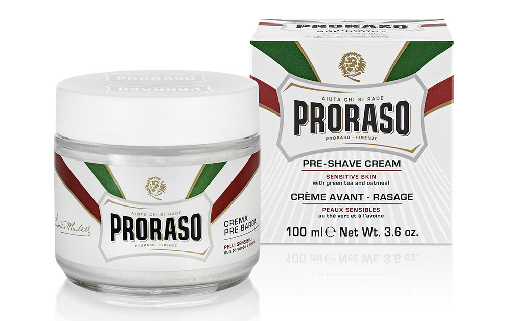 Proraso Pre Shave Cream Sensitive Skin 100ml Shaving Products Proraso