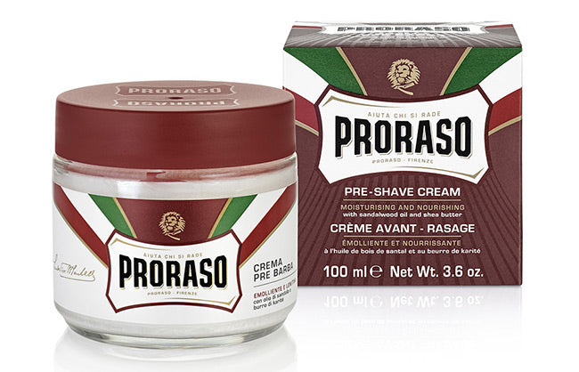 PRORASO PRE & AFTER SHAVE CREAM NOURISH WITH SHEA BUTTER 100ML