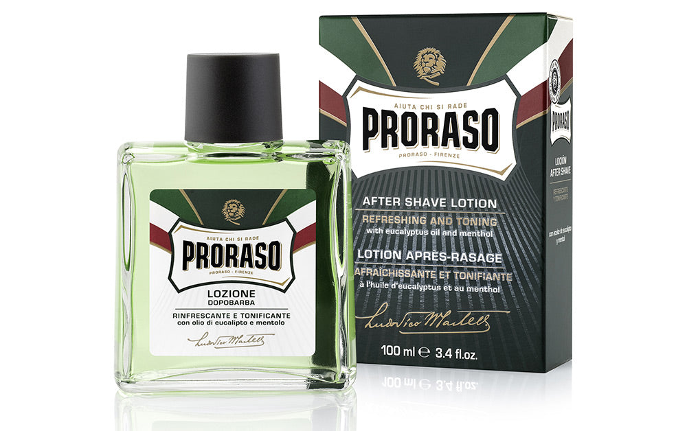 Proraso After Shave Lotion Eucalyptus and Menthol 100ml Shaving Products Proraso