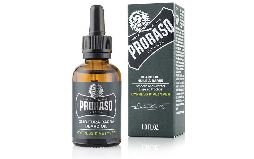 Proraso Beard Oil Cypress and Vetyver 30ml Beard - Moustache Care Proraso