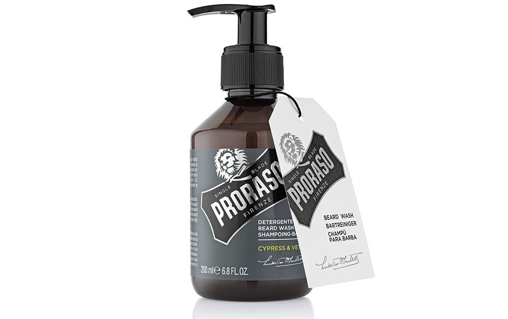 Proraso Cypress and Vetyver Beard Wash 200ml Beard - Moustache Care Proraso