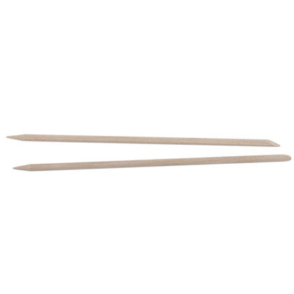 Hawley 10pk 7inch Double Bevel Orange Sticks #4003AB Nail Implements - Tools Hawley