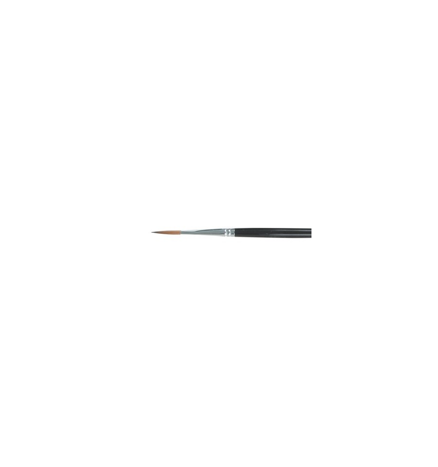 Hawley Pure Sable Kolinsky Nail Brush Size 8 Cats Tongue #6010B Nail Brushes Hawley
