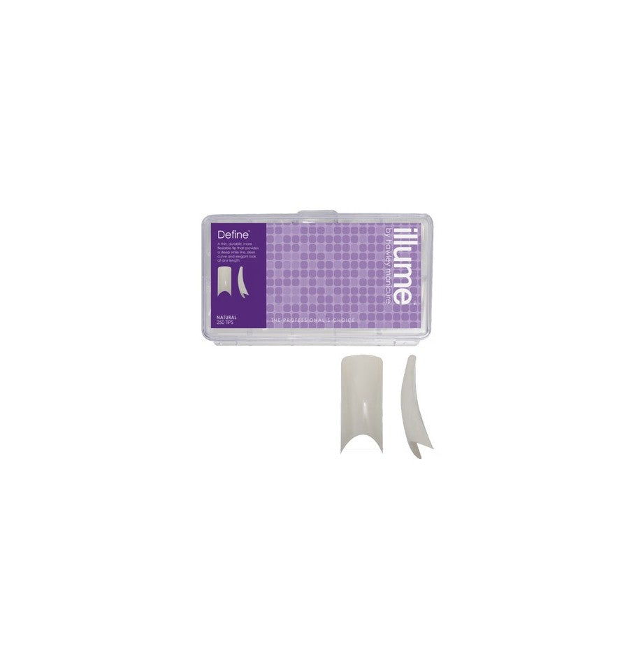 Hawley Define Natural Tips 250pk #15502 Nail Tips Hawley