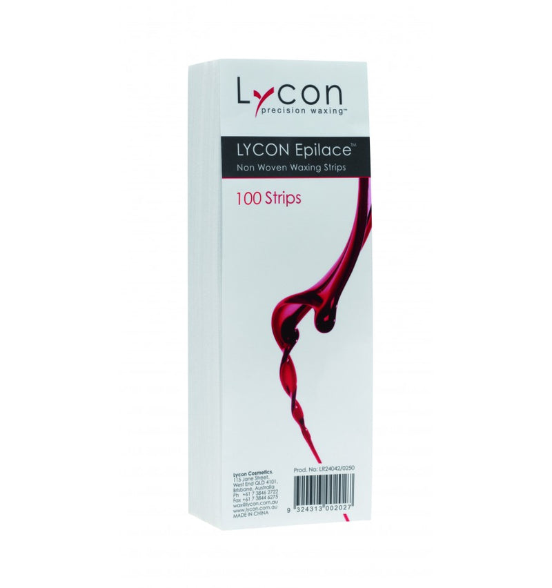 Lycon Epilace Non-Woven Pre-Cut Waxing Strips 100pk