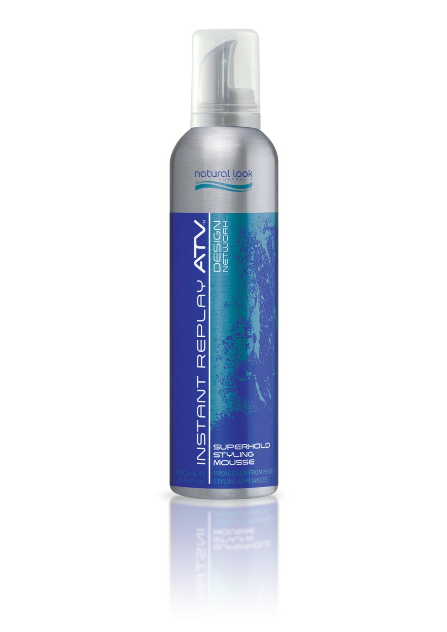 Natural Look Superhold Volumising Mousse 250g Hair Mousse Natural Look