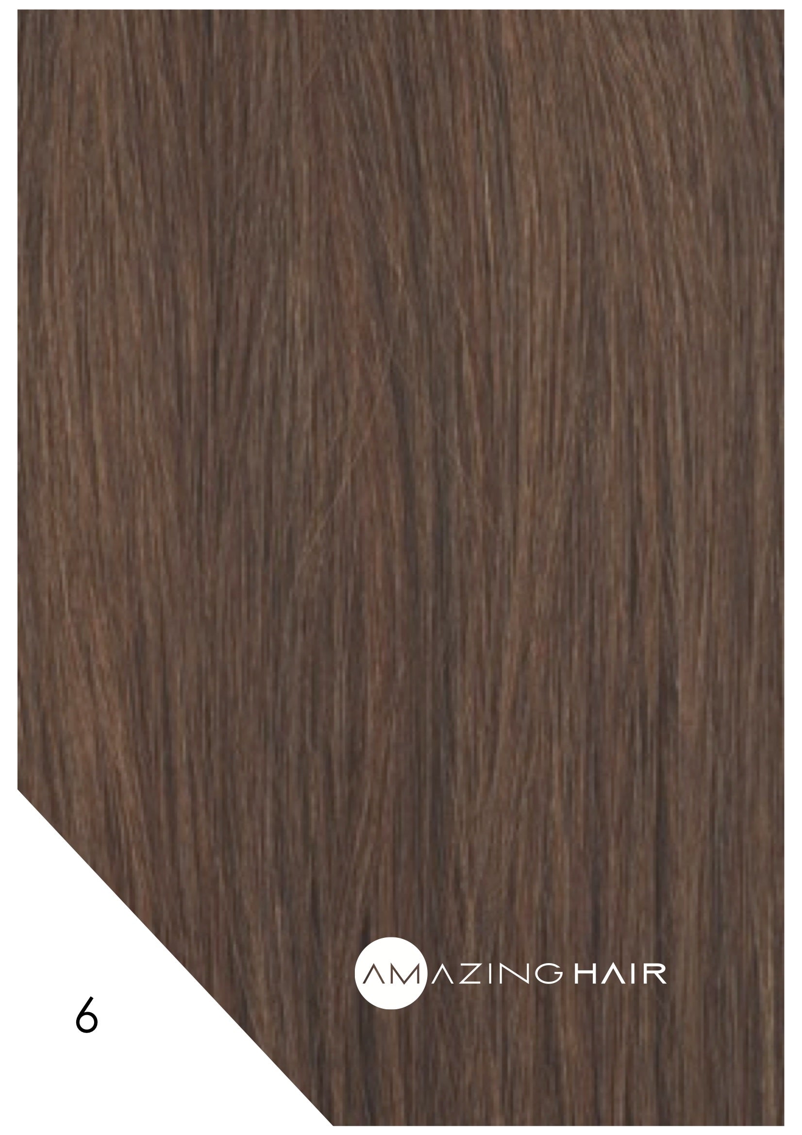 Amazing Hair Clip-In Extensions 24inch 9pc #6 Light Brown Extensions Amazing Hair