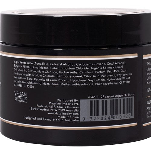 12 Reasons Argan Oil Mask 250ml Hair Treatment 12 Reasons