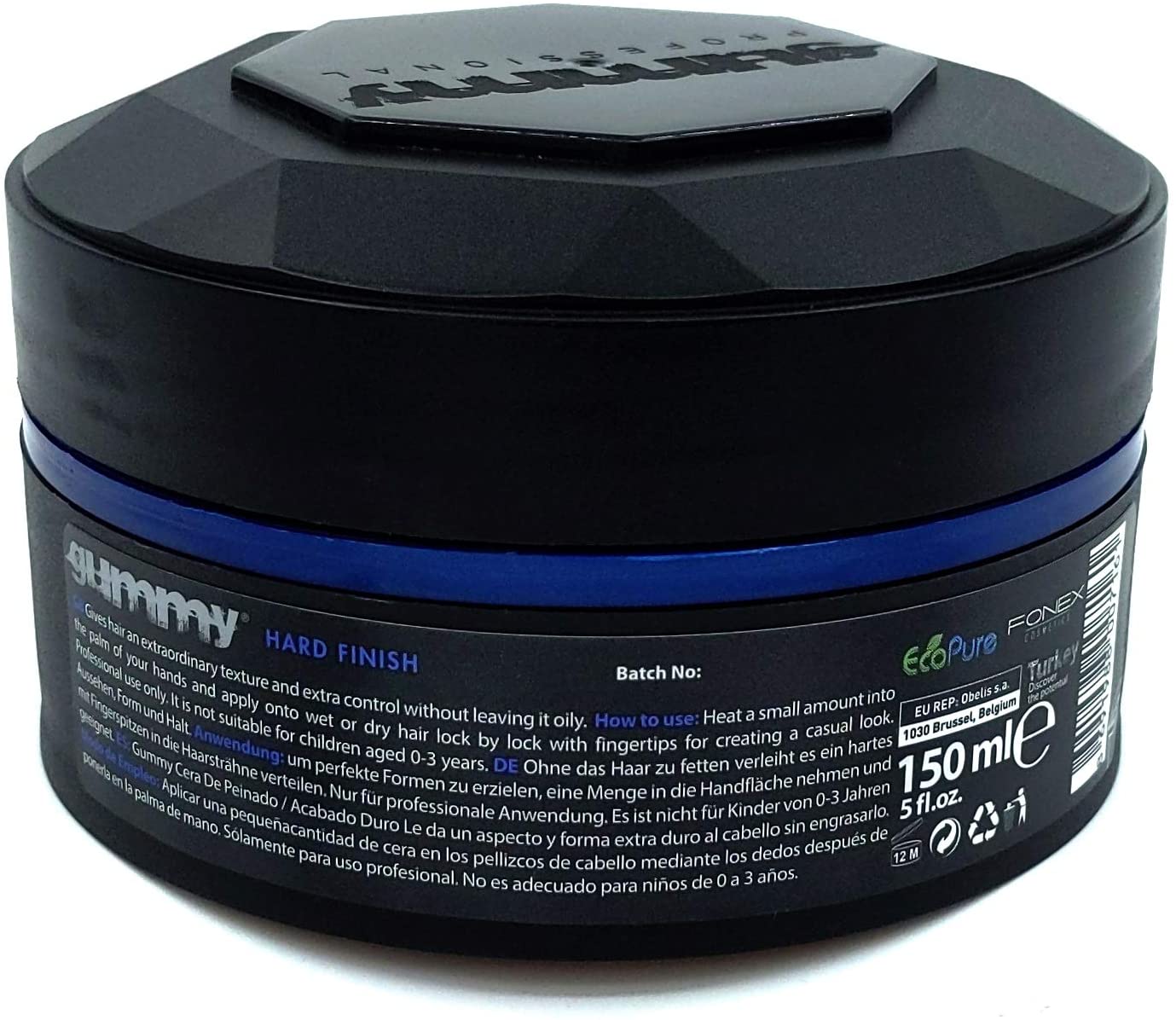 36x Gummy Professional Keratin Complex Hard Finish Styling Wax 150ml (1x box) Hair Wax Gummy