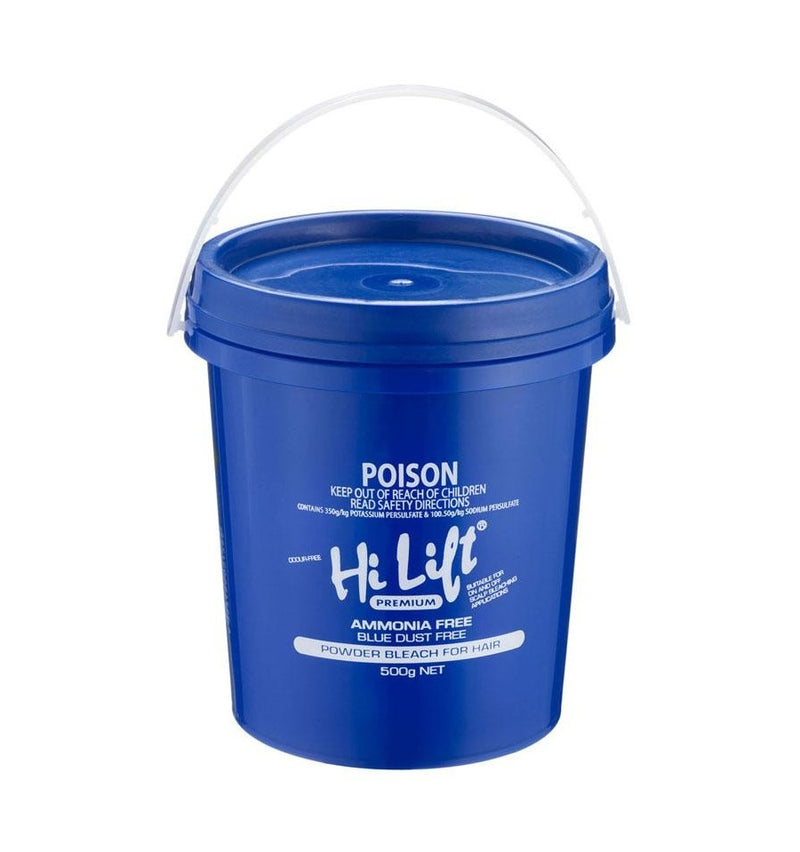 Hi Lift Ammonia Free Blue Bleach 500g Tub