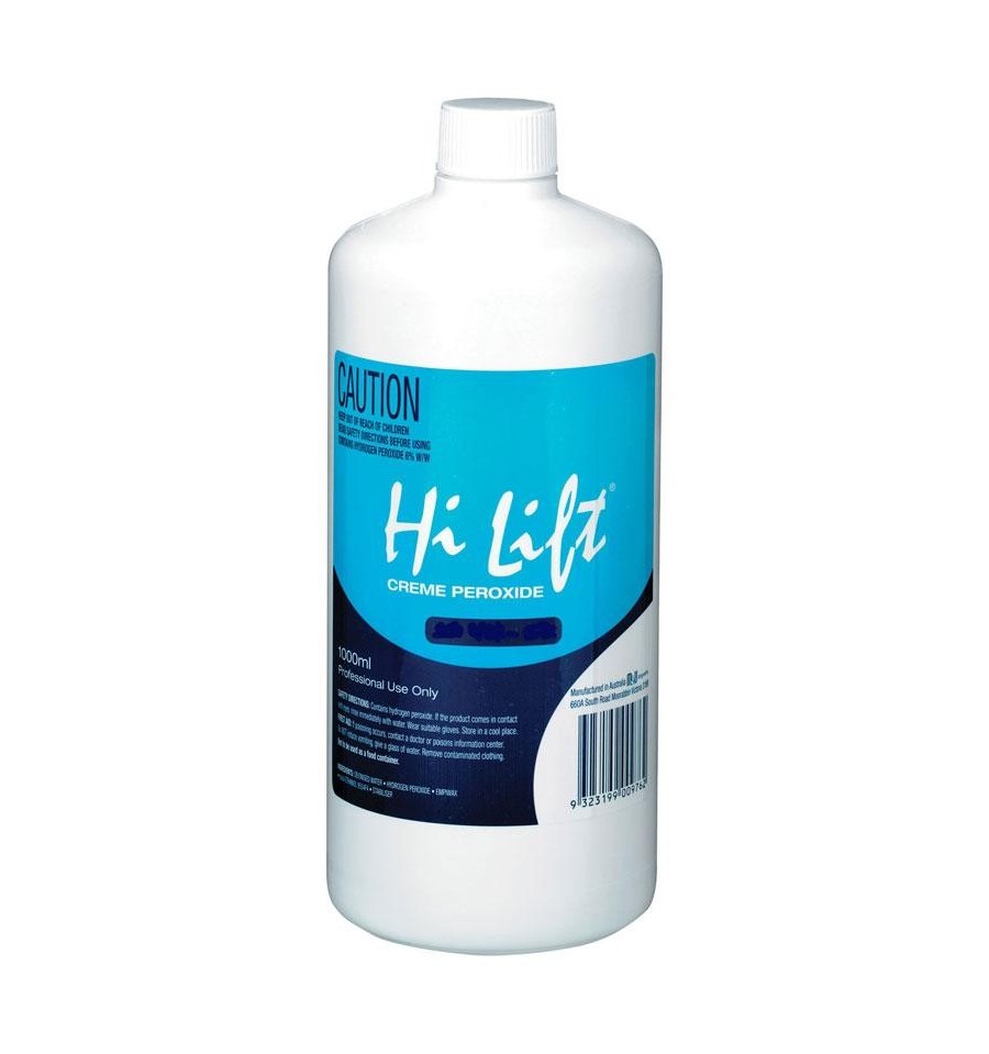 Hi Lift Peroxide 40 Vol - 12% 1L Peroxides - Developers Hi Lift