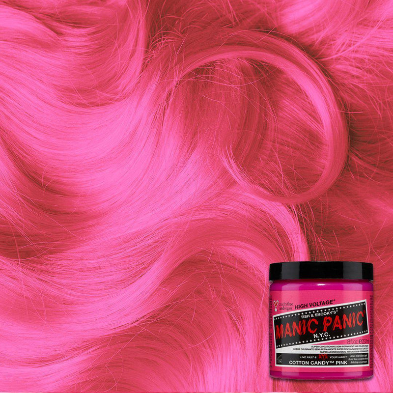 MANIC PANIC COTTON CANDY 118ML HIGH VOLTAGE® CLASSIC CREAM FORMULA HAIR COLOR