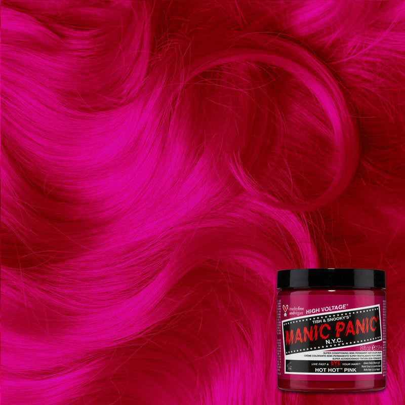 MANIC PANIC HOT HOT PINK 118ML HIGH VOLTAGE® CLASSIC CREAM FORMULA HAIR COLOR