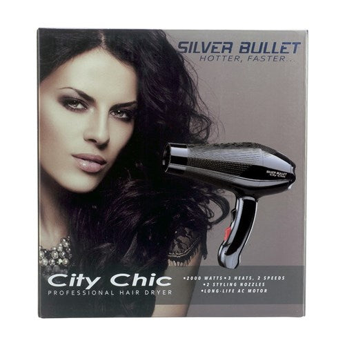 Silver Bullet City Chic Hair Dryer Black