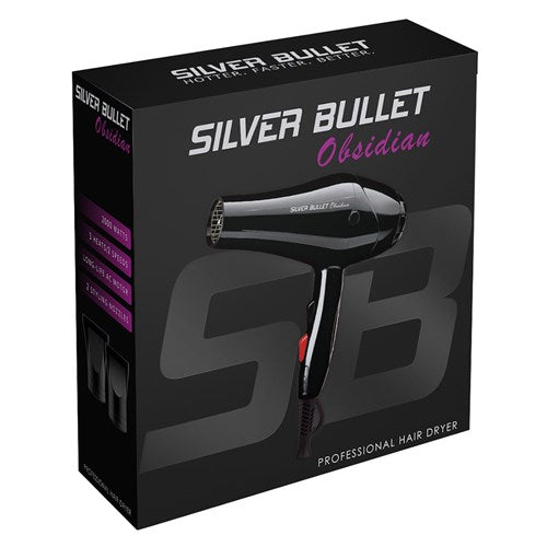 Silver Bullet Obsidian Hair Dryer Black