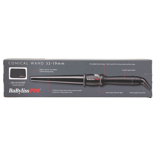 BaByliss PRO Ceramic Conical Curling Iron Large