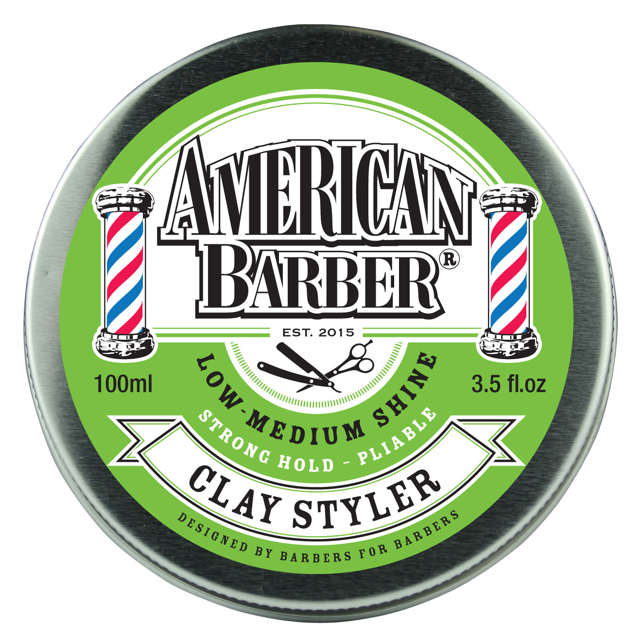American Barber Clay Styler 100ml Hair Styling Product American Barber
