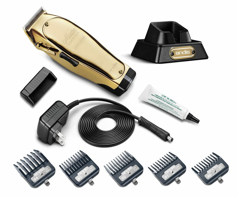 Andis Master Cordless Li Clipper - Gold Limited Edition Clipper Andis