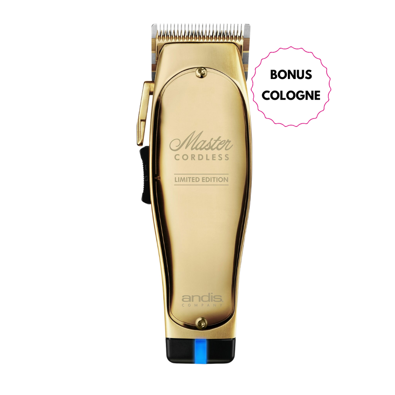 Andis Master Cordless Li Clipper - Gold Limited Edition Clipper Andis