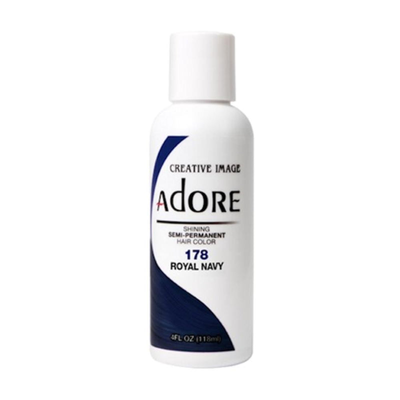 Adore Semi Permanent Hair Colour No. 178 Royal Navy 118ml Retail Adore