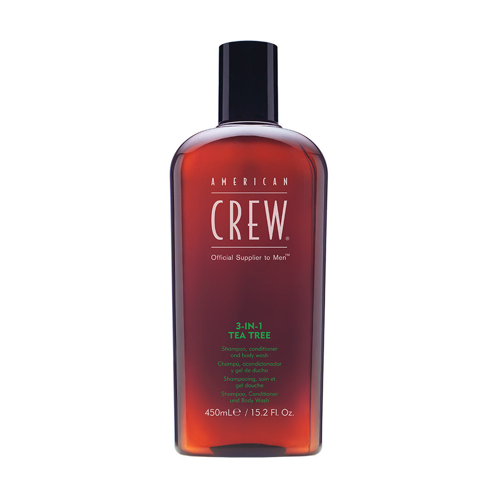 American Crew 3in1 Tea Tree 450ml Shampoo/Conditioner American Crew