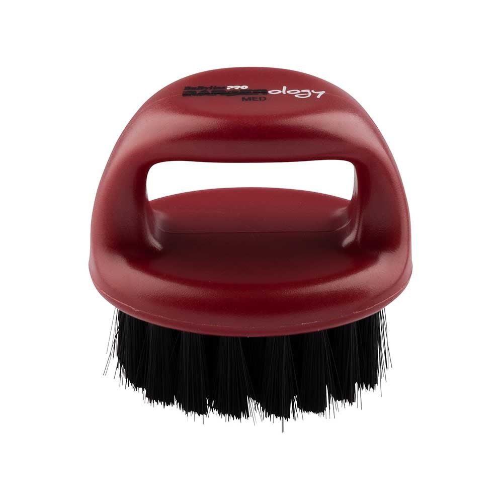 BaBylissPRO Barberology Knuckle Short Hair Medium Bristle - Red Hair Brush BaBylissPRO