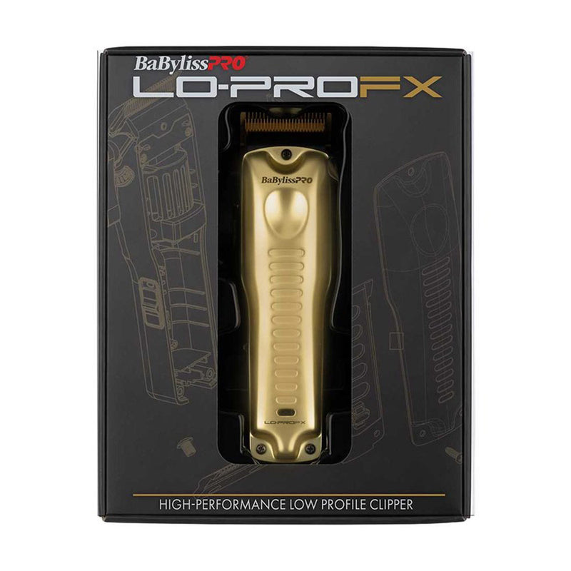 BaByliss LO-PRO FX Clipper Gold Packaging Front