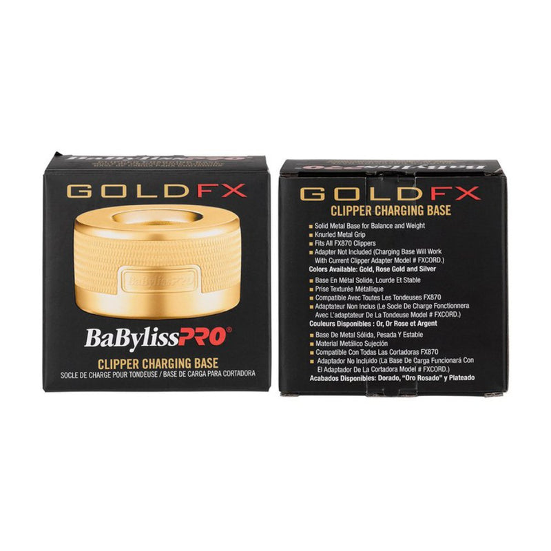 BabylissPro GoldFX Clipper Charging Base Packaging