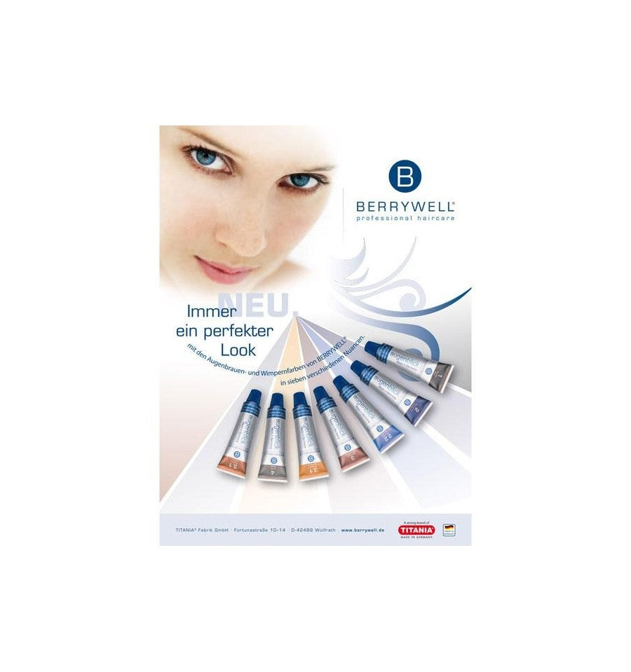 Berrywell Eyelash Tint 1 Black 15ml Eyelash Products Berrywell