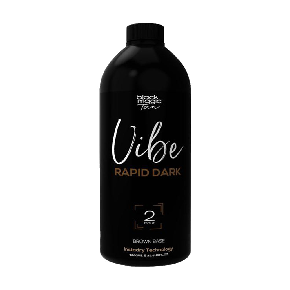 Black Magic Tan Vibe Rapid Dark 2h Brown Base 1L Tanning Black Magic Tan