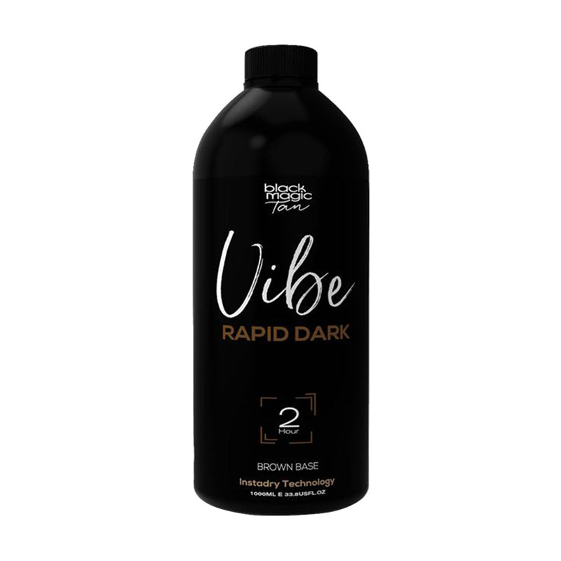 Black Magic Tan Vibe Rapid Dark 2hr Brown Base 1L
