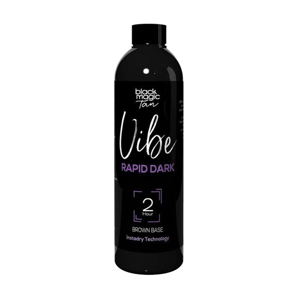 Black Magic Tan Vibe Rapid Dark 2h Violet Base 125ml Tanning Black Magic Tan