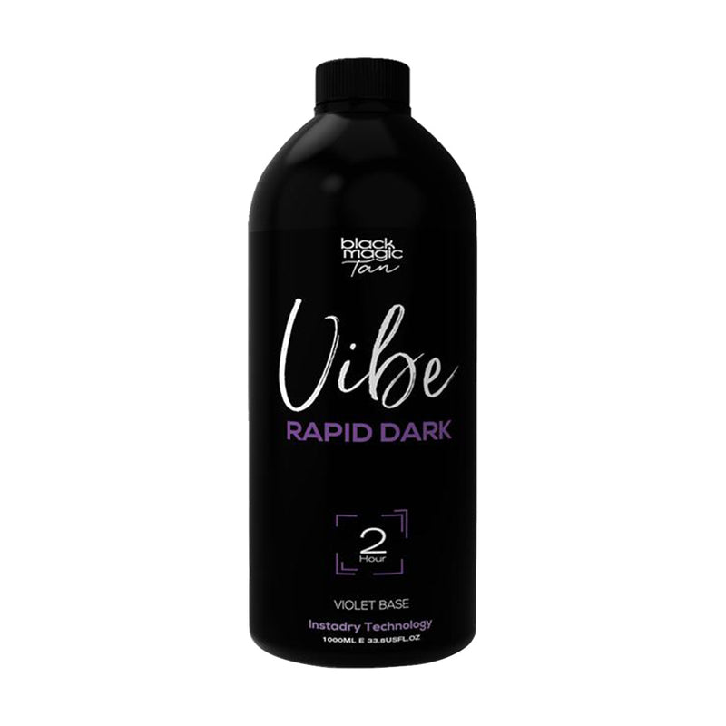Black Magic Tan Vibe Rapid Dark 2hr Violet Base 1L