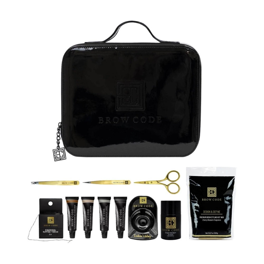 Brow Code Professional Tint Kit with Wax Eyebrow Brow Code