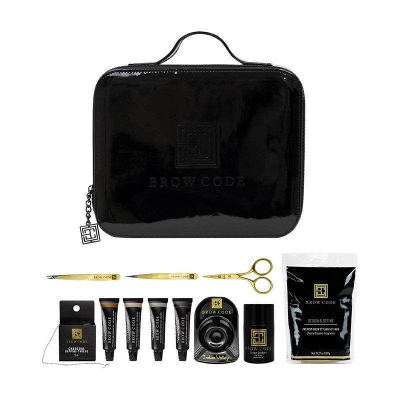 Brow Code Professional Tint Kit with Wax