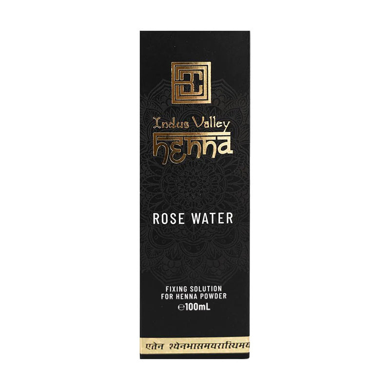 Brow Code Rose Water Fixing Solution for Henna Powder 100ml in Packaging