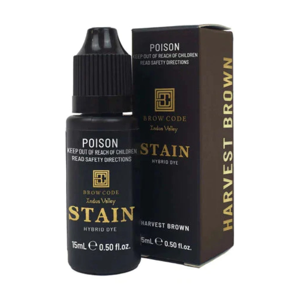 Brow Code Stain Hybrid Brow Dye Harvest Brown 15ml Eyebrow Brow Code