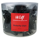 Hi Lift Butterfly Clips Black 36pk Retail Hi Lift